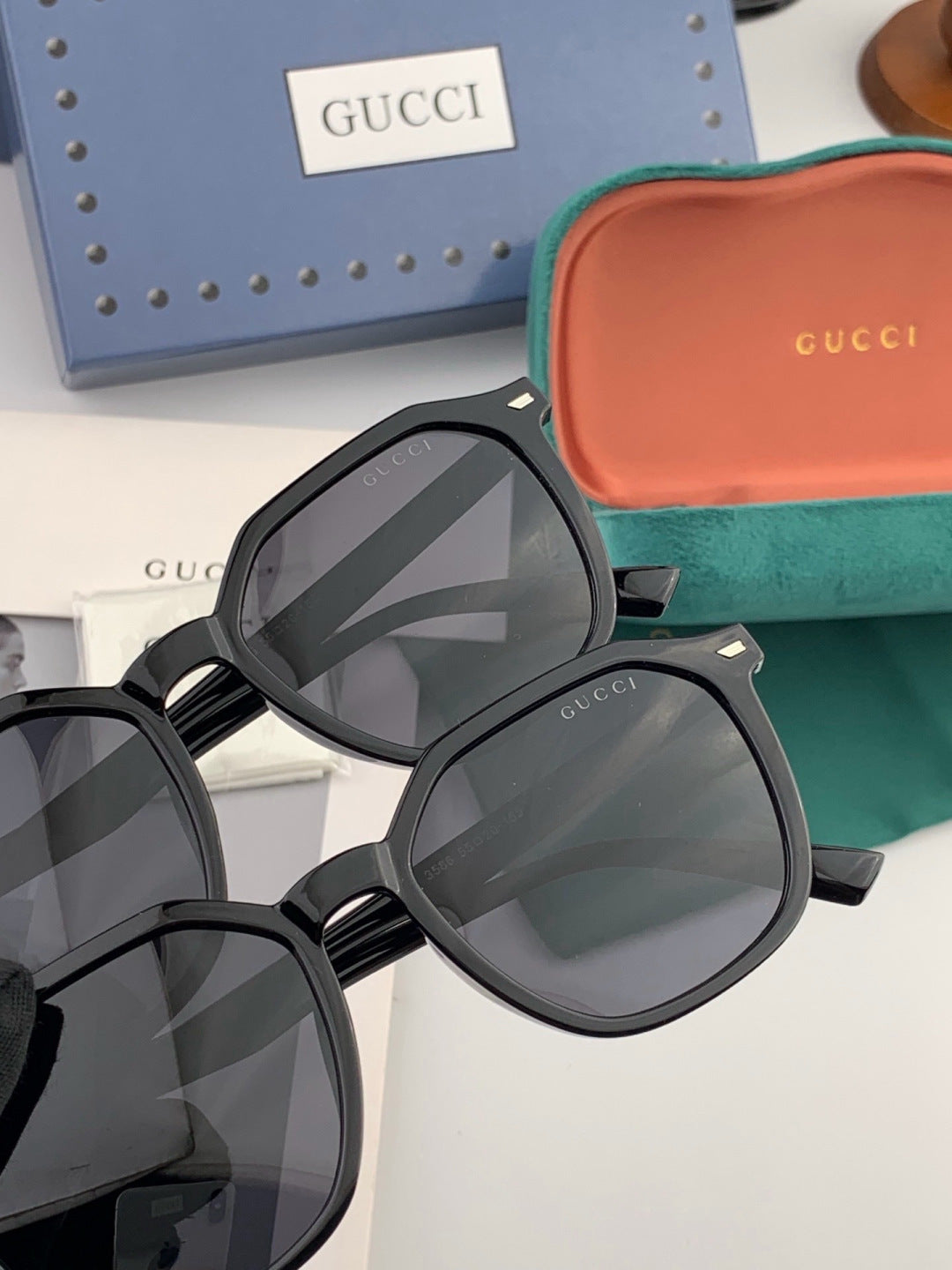 Gucci G6358 Fashion Gold Lens Sunglasses for Men & Women - 415034 - detail image 4
