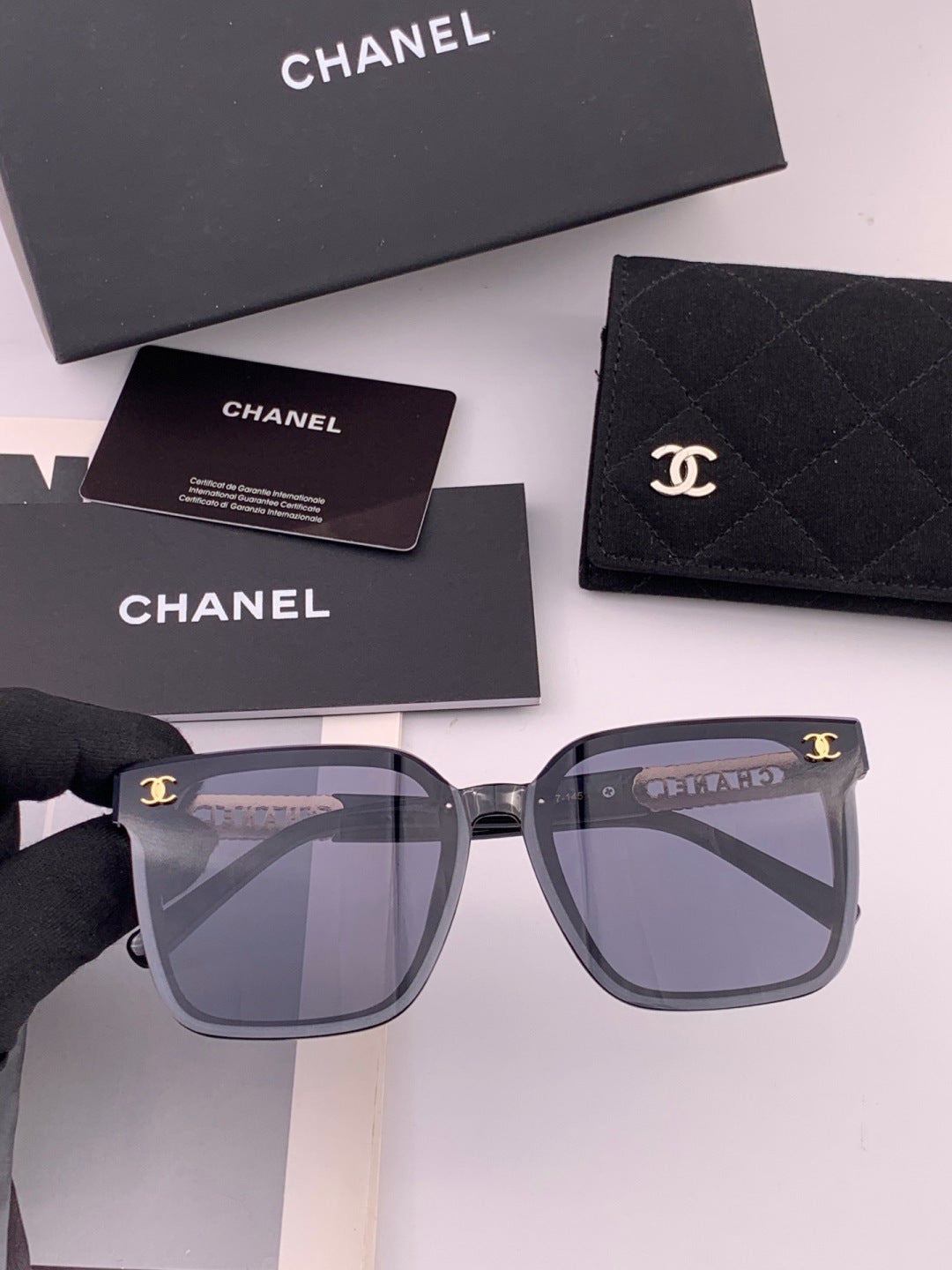 Chanel CH07003 Fashion Black Lens Sunglasses for Men & Women - 415227