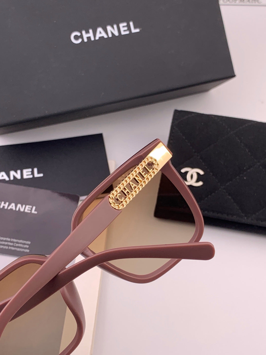 Chanel CH07003 Fashion Red Lens Sunglasses for Men & Women - 415228 - detail image 4