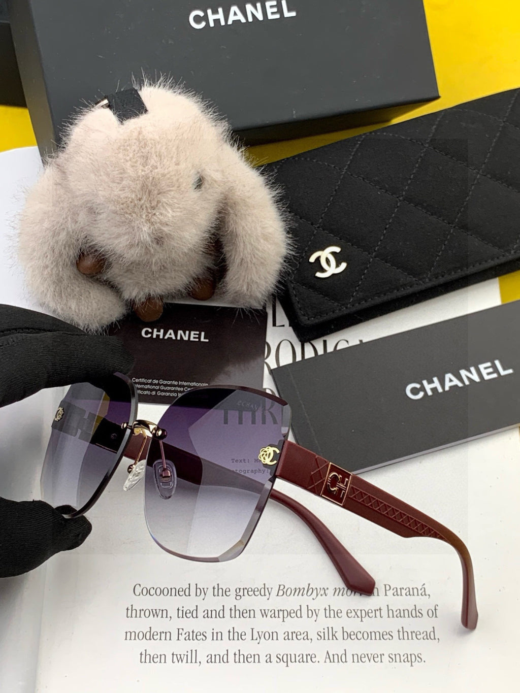 Chanel CH4550 Fashion Brown Lens Sunglasses for Men & Women - 415230 - detail image 4