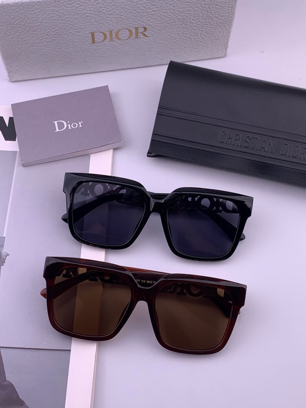 Dior D77000 Fashion Black Lens Sunglasses for Men & Women - 415451 - detail image 7
