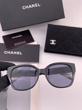 Chanel CH47004 Oversized Black Lens Sunglasses for Men & Women - 415232