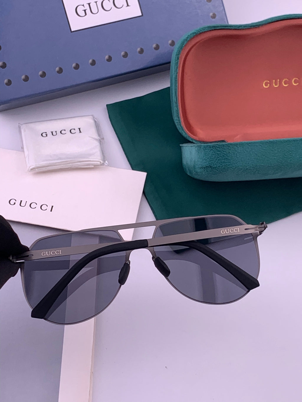 Gucci G2731 Polarized Fashion Black Lens Sunglasses for Men & Women - 415005 - detail image 5