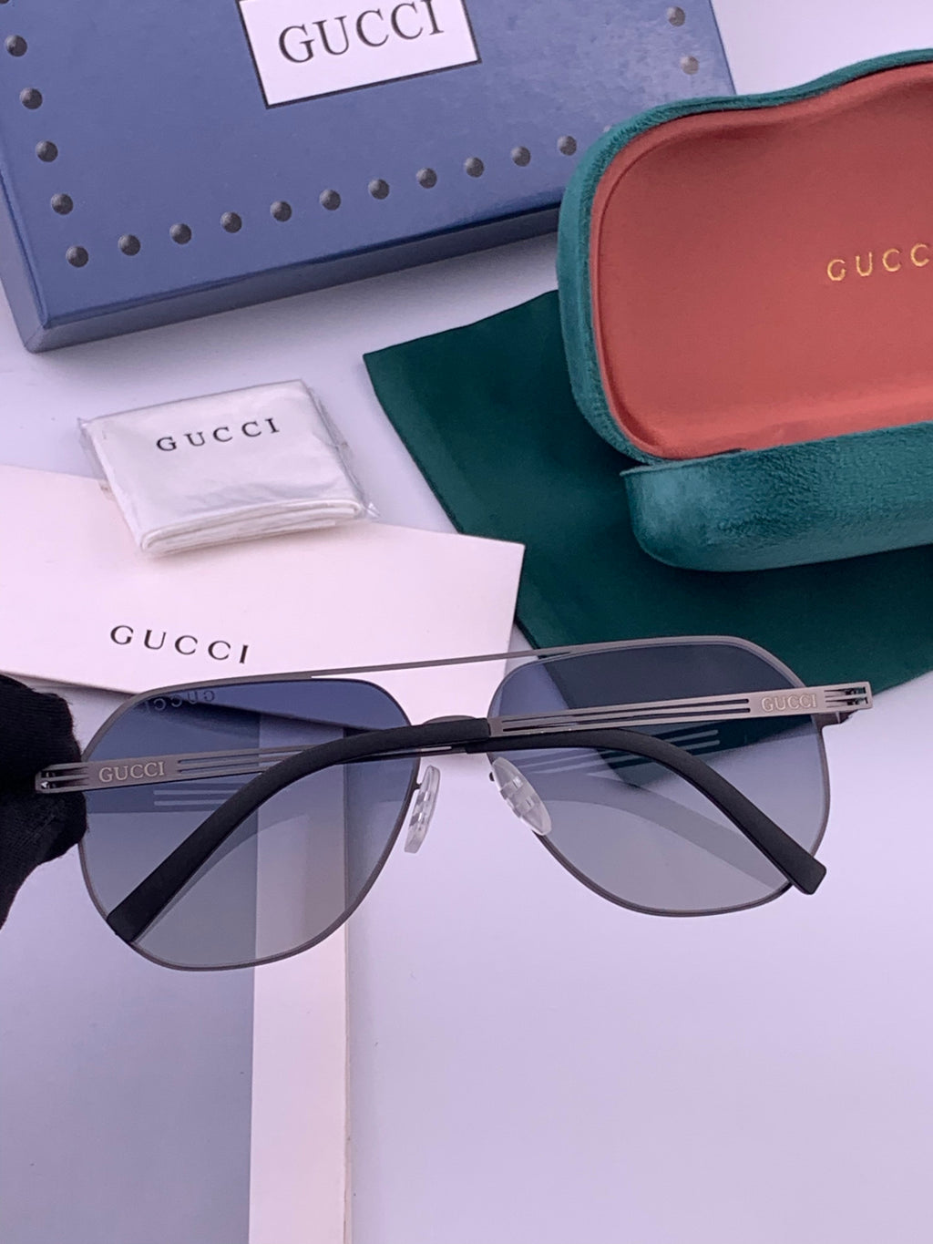 Gucci G911 Polarized Fashion Gold Lens Sunglasses for Men & Women - 415019 - detail image 7