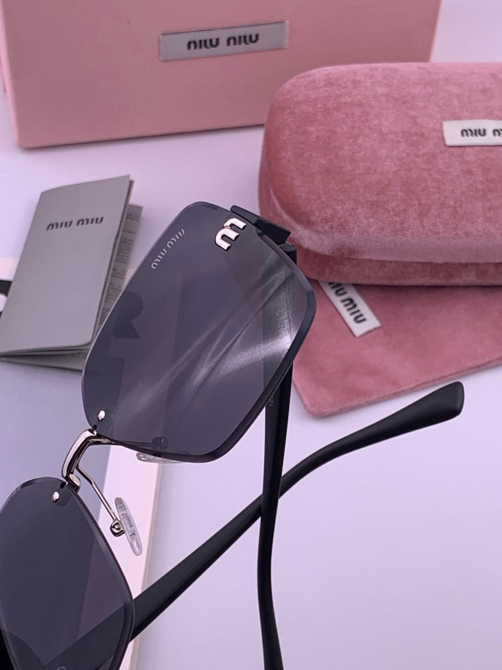 Miu Miu M7550 Fashion Brown Lens Sunglasses for Men & Women - 432684 - detail image 4