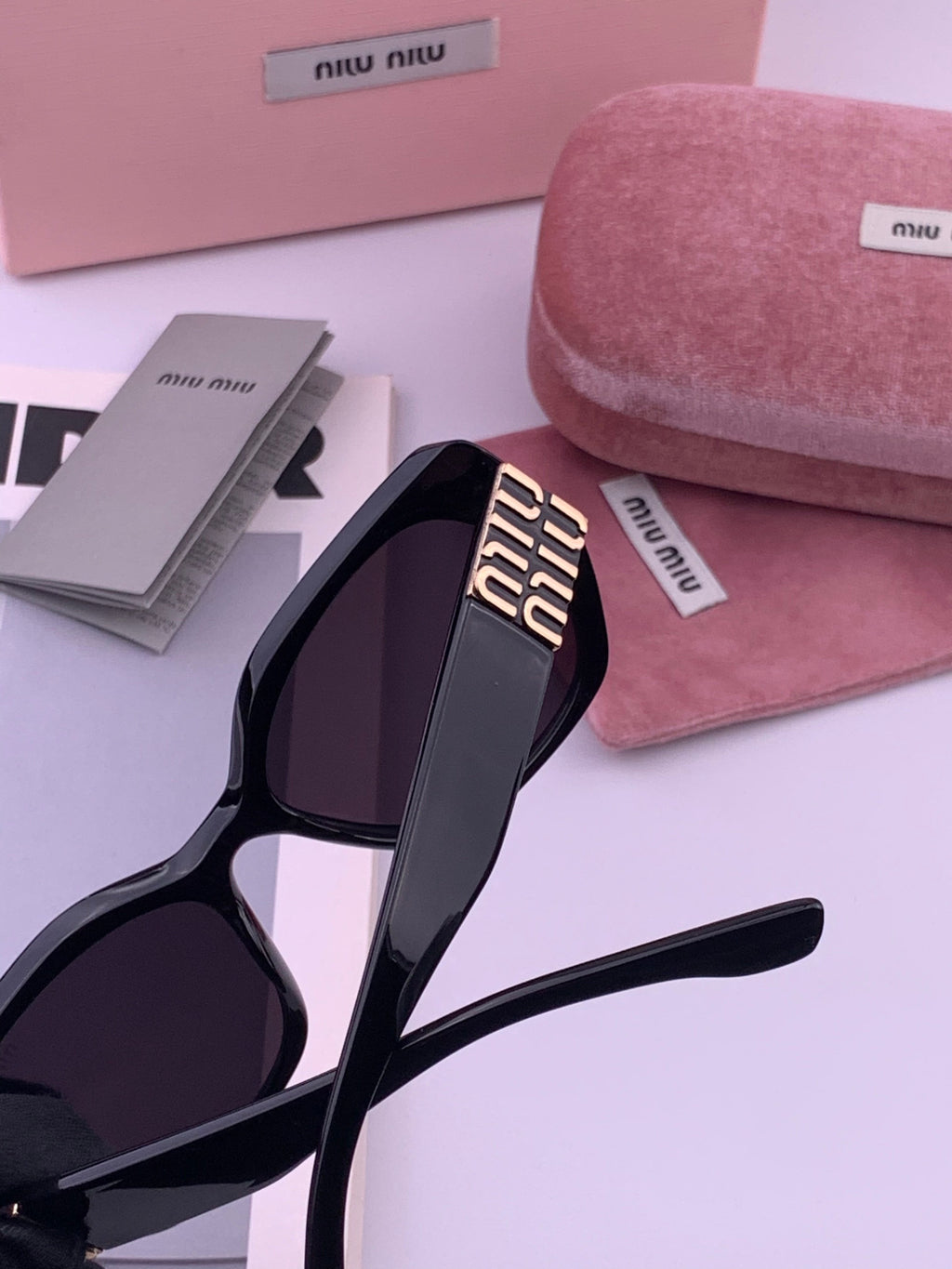 Miu Miu M1310 Fashion Black Lens Sunglasses for Men & Women - 432689 - detail image 6