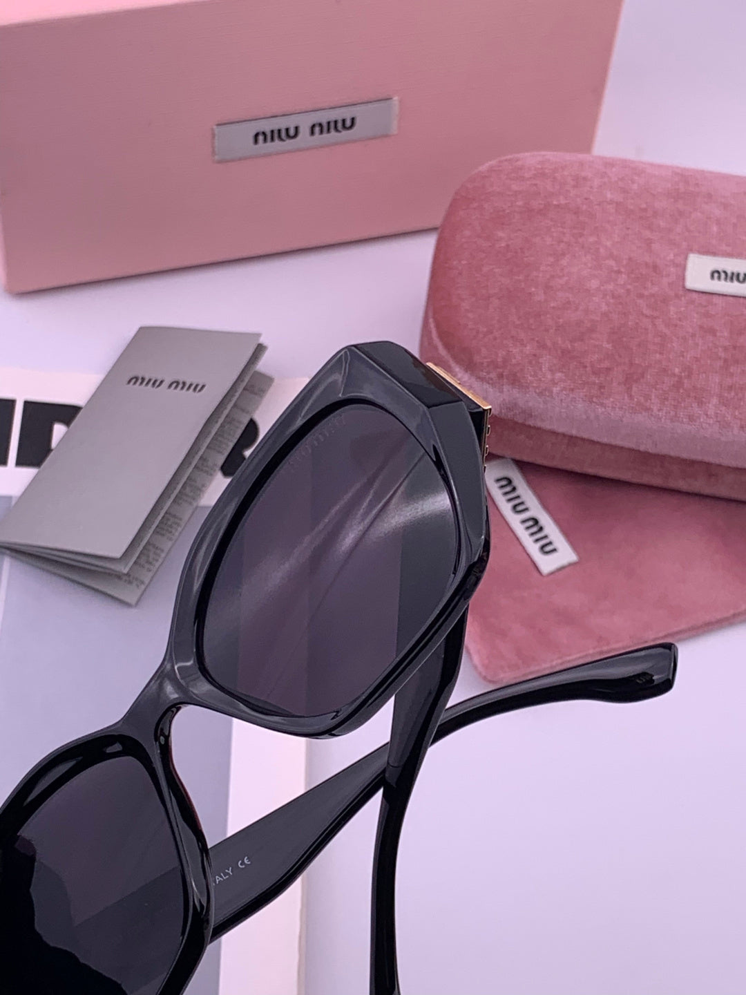 Miu Miu M1310 Fashion Black Lens Sunglasses for Men & Women - 432689 - detail image 5