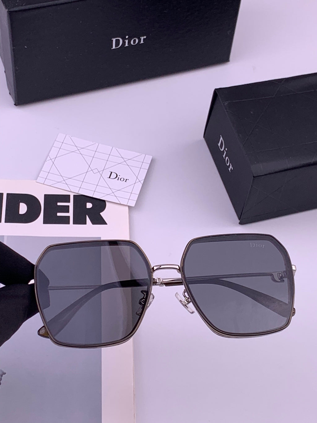 Dior D7635 Polarized Fashion Brown Lens Sunglasses for Men & Women - 431834