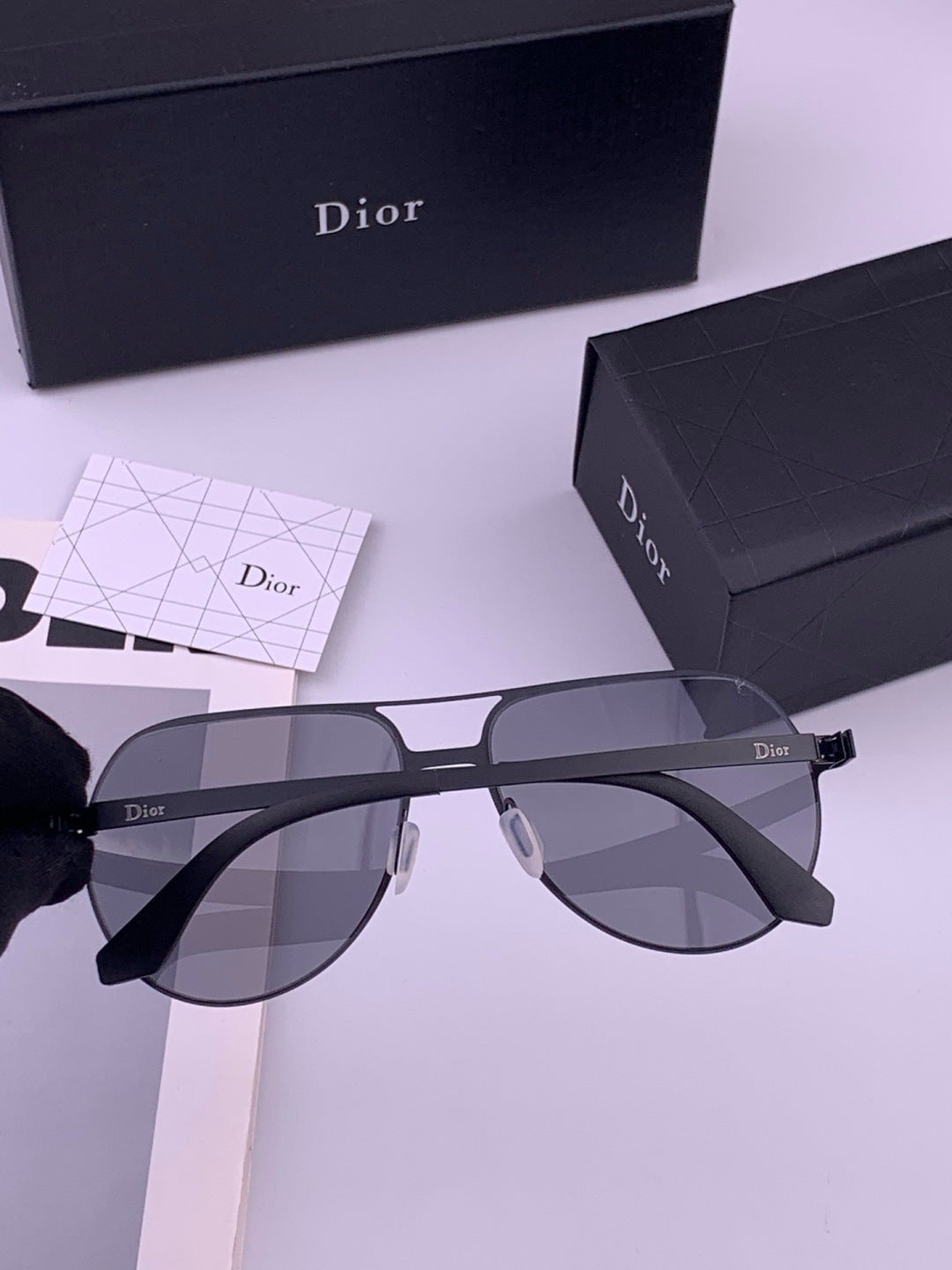 Dior 2503 Oversized Orange Lens Sunglasses for Men & Women - 431864 - detail image 5