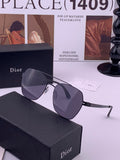 Dior Oversized Orange Lens Sunglasses for Men & Women - 431865
