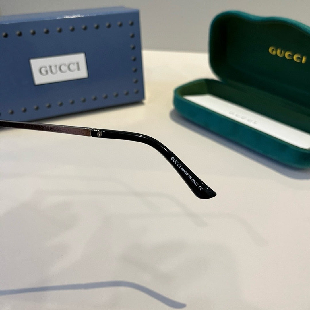 Gucci Metal Aviator Silver Lens Sunglasses for Men & Women - 464966 - detail image 9