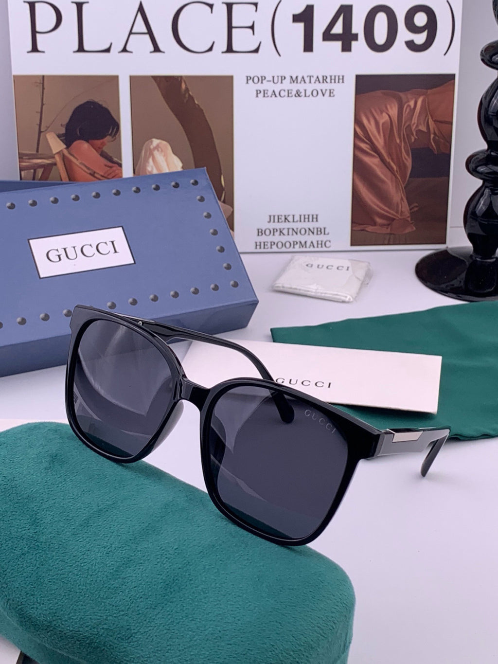 Gucci G92039 Polarized Fashion Gold Lens Sunglasses for Women - 431452 - detail image 4