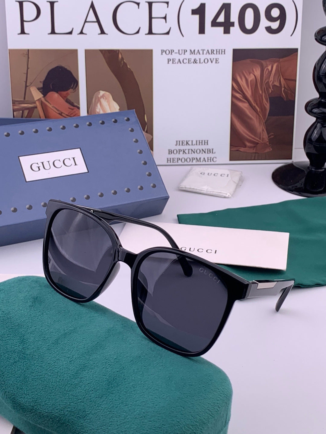 Gucci G92039 Polarized Fashion Gold Lens Sunglasses for Women - 431452 - detail image 4