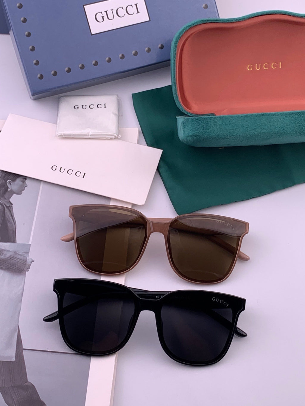 Gucci G12041 Polarized Fashion Gold Lens Sunglasses for Women - detail image 7