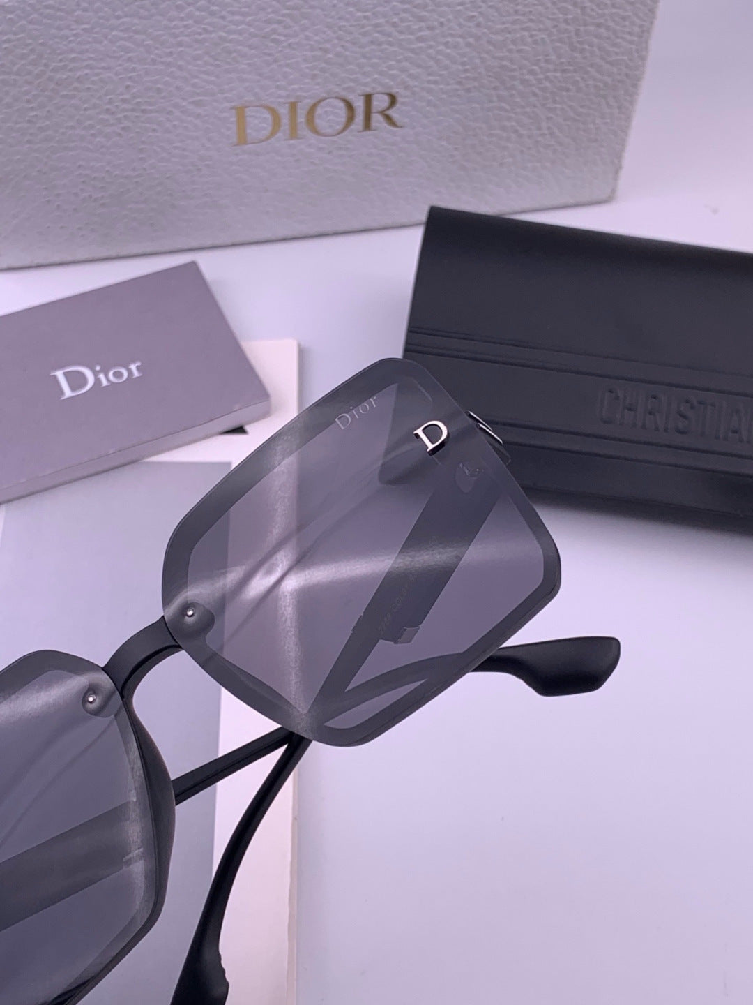 Dior CD8226 Polarized Square Brown Lens Sunglasses for Women - 431706 - detail image 3