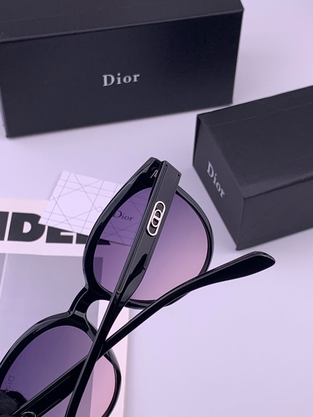 Dior CD5106 Polarized Square Brown Lens Sunglasses for Women - 431709 - detail image 5