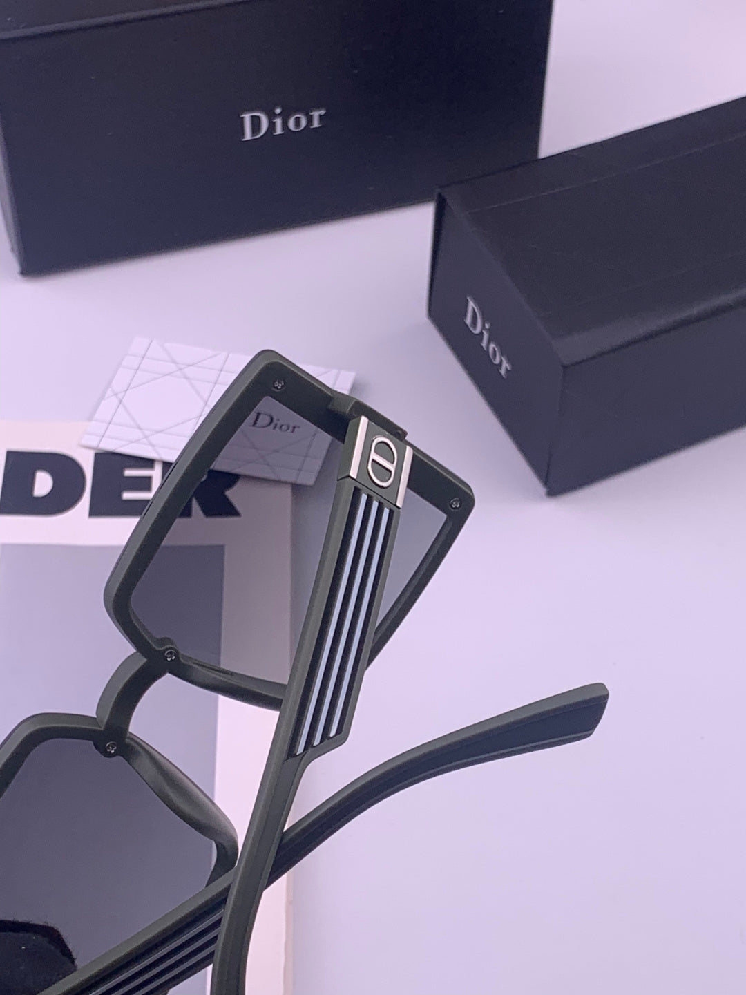 Dior D1297 Polarized Square Gold Lens Sunglasses for Men & Women - 431716 - detail image 5