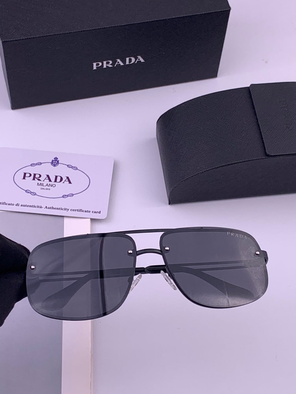 Prada P880665 Polarized Fashion Gray Lens Sunglasses for Men - 432100