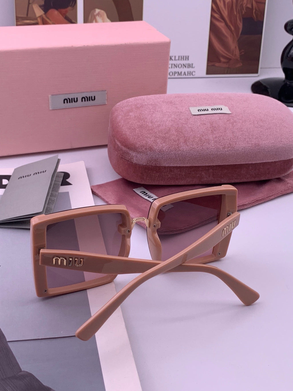 Miu Miu M3998 Fashion Purple Lens Sunglasses for Men & Women - detail image 5