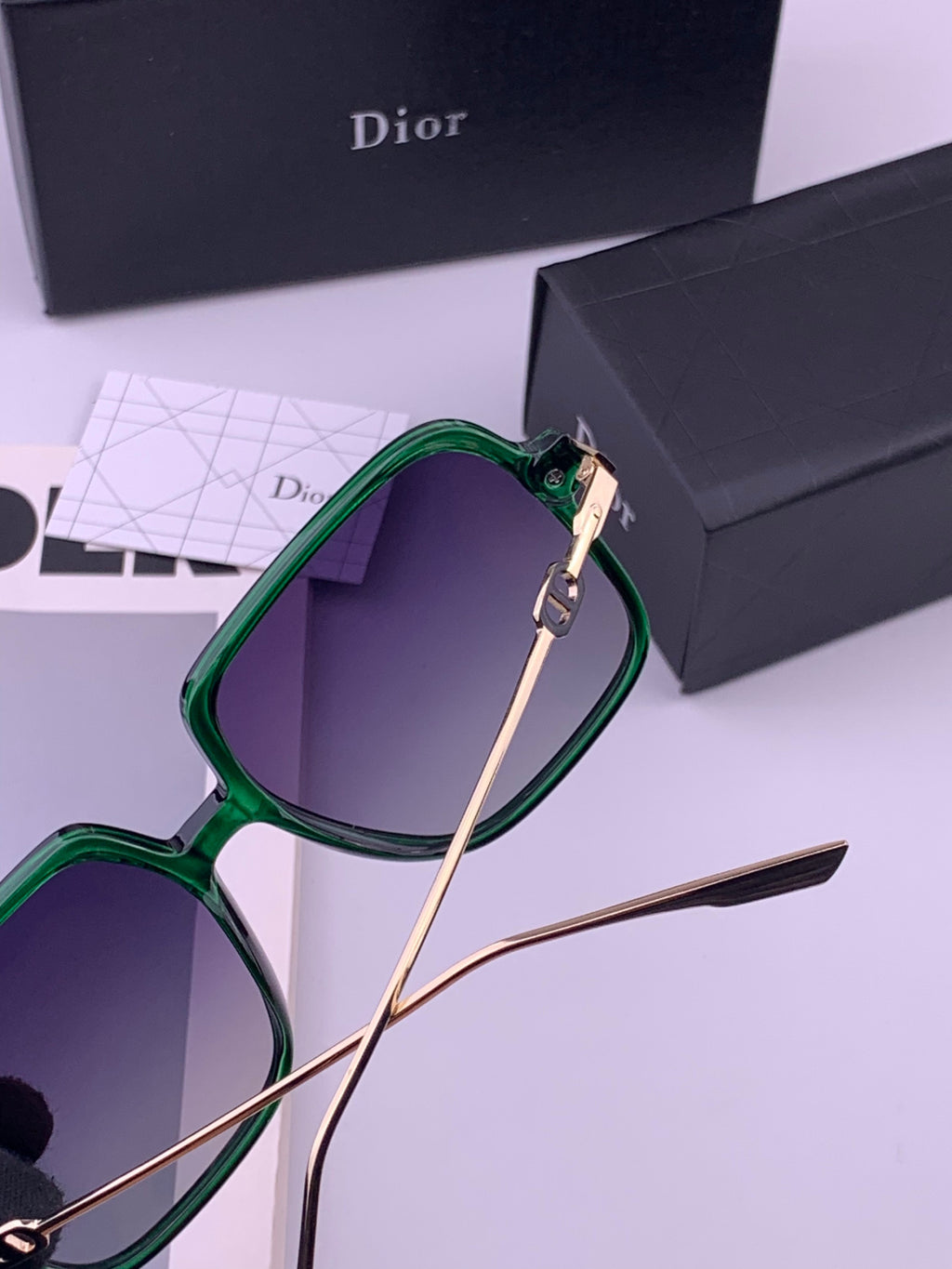 Dior CD3203 Polarized Fashion Gold Lens Sunglasses for Men & Women - 431790 - detail image 3