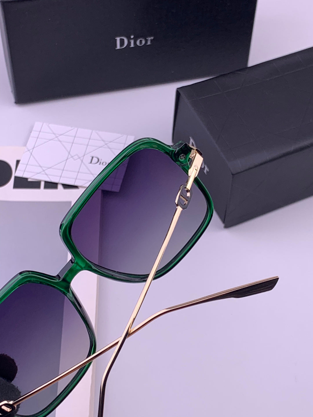 Dior CD3203 Polarized Fashion Gold Lens Sunglasses for Men & Women - 431790 - detail image 3