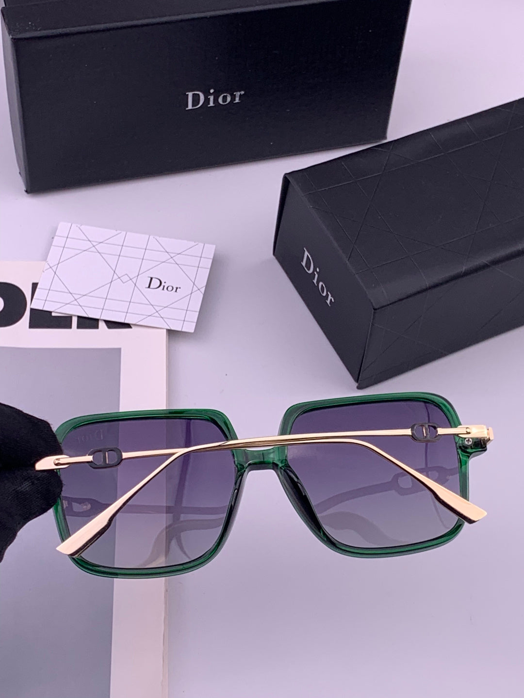 Dior CD3203 Polarized Fashion Gold Lens Sunglasses for Men & Women - 431790 - detail image 5