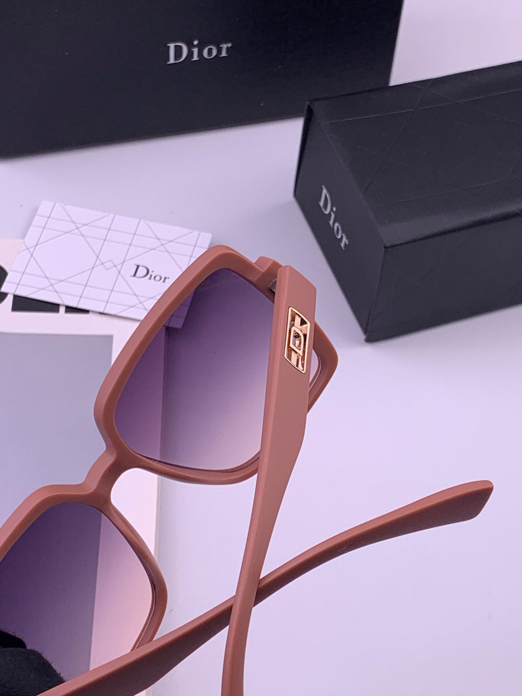 Dior D78000 Fashion Gold Lens Sunglasses for Men & Women - 431792 - detail image 4