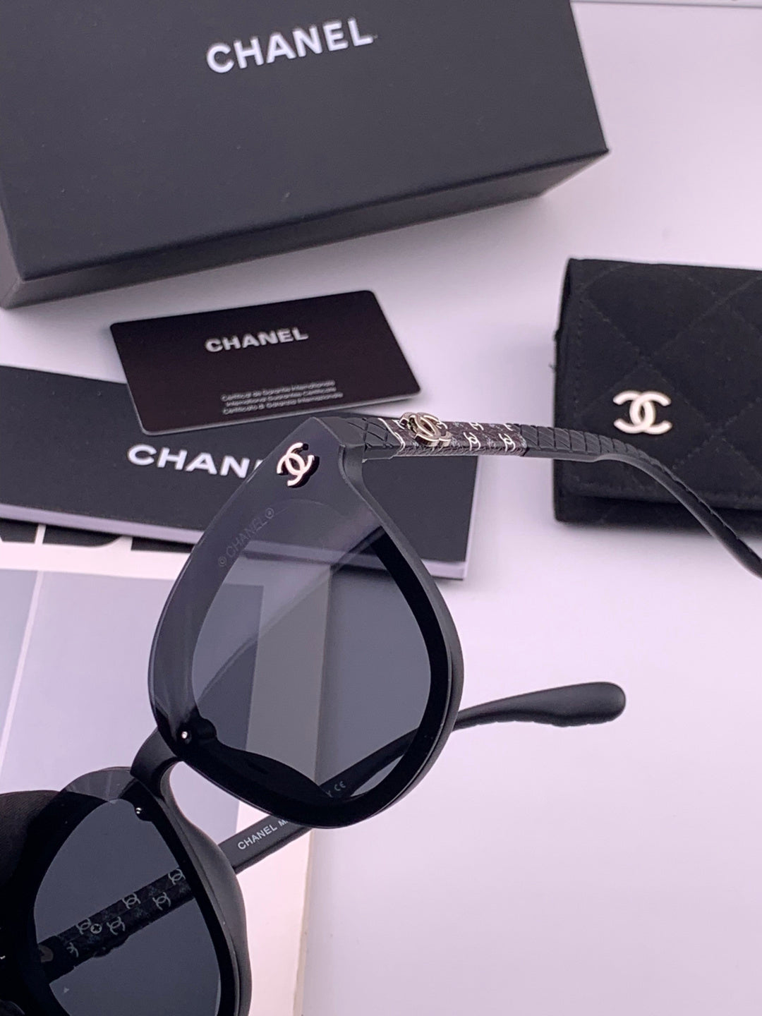 Chanel CH3620 Polarized Square Brown Lens Sunglasses for Men & Women - 431590 - detail image 3