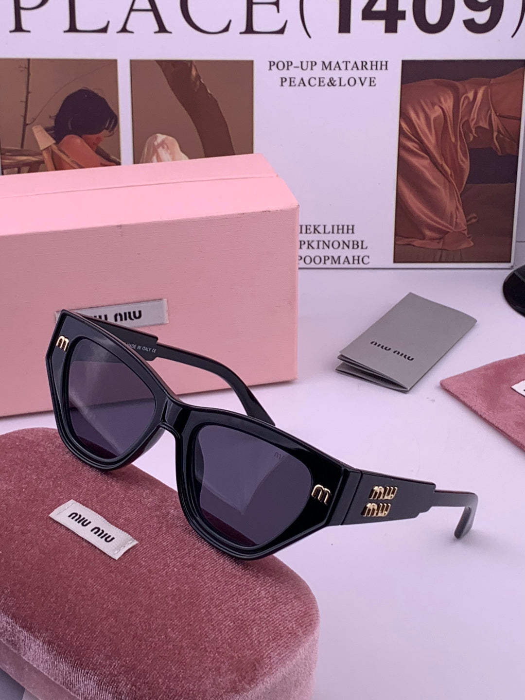 Miu Miu M8232 Fashion Brown Lens Sunglasses for Men & Women - 432658 - detail image 2