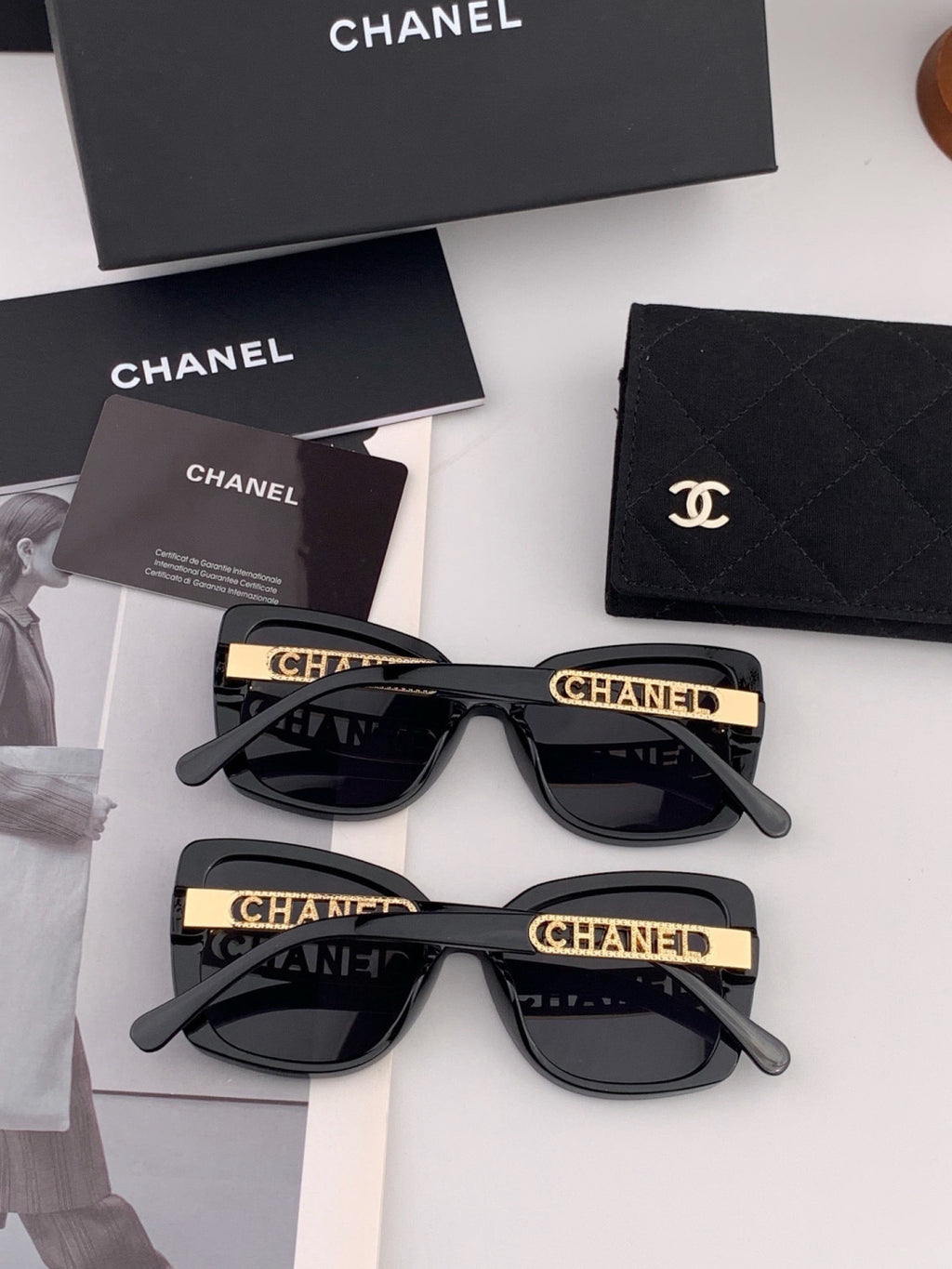 Chanel CH2077 Fashion Black Lens Sunglasses for Men & Women - 431572 - detail image 5