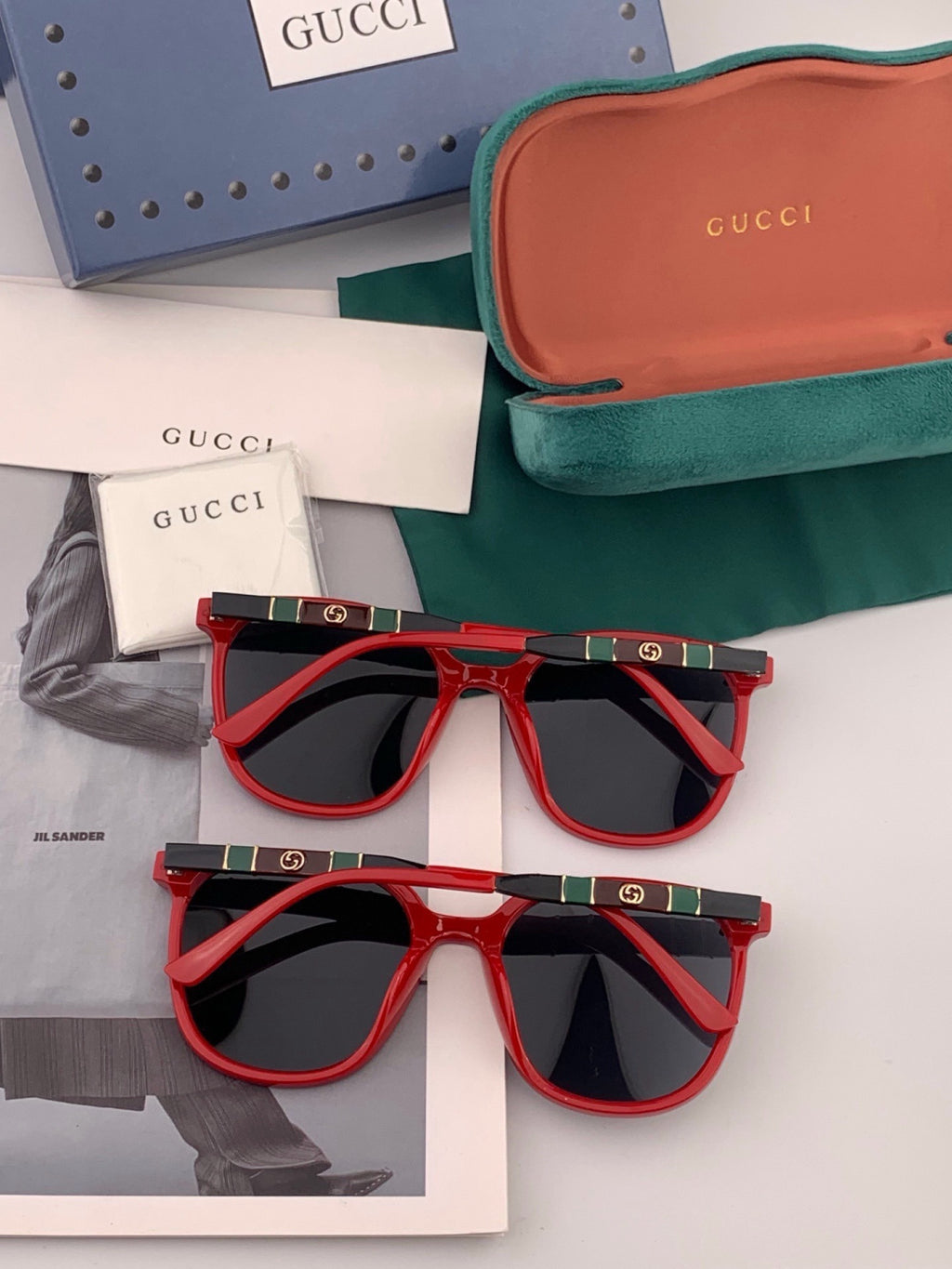 Gucci G15501 Polarized Round Gold Lens Sunglasses for Men & Women - 431350 - detail image 5