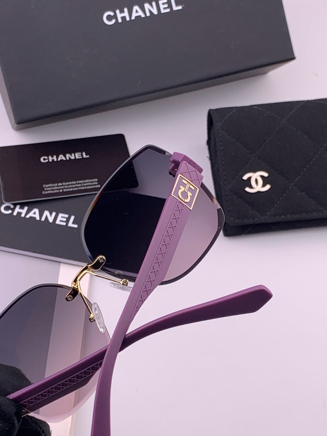 Chanel CH4550 Fashion Gold Lens Sunglasses for Men & Women - 431576 - detail image 3
