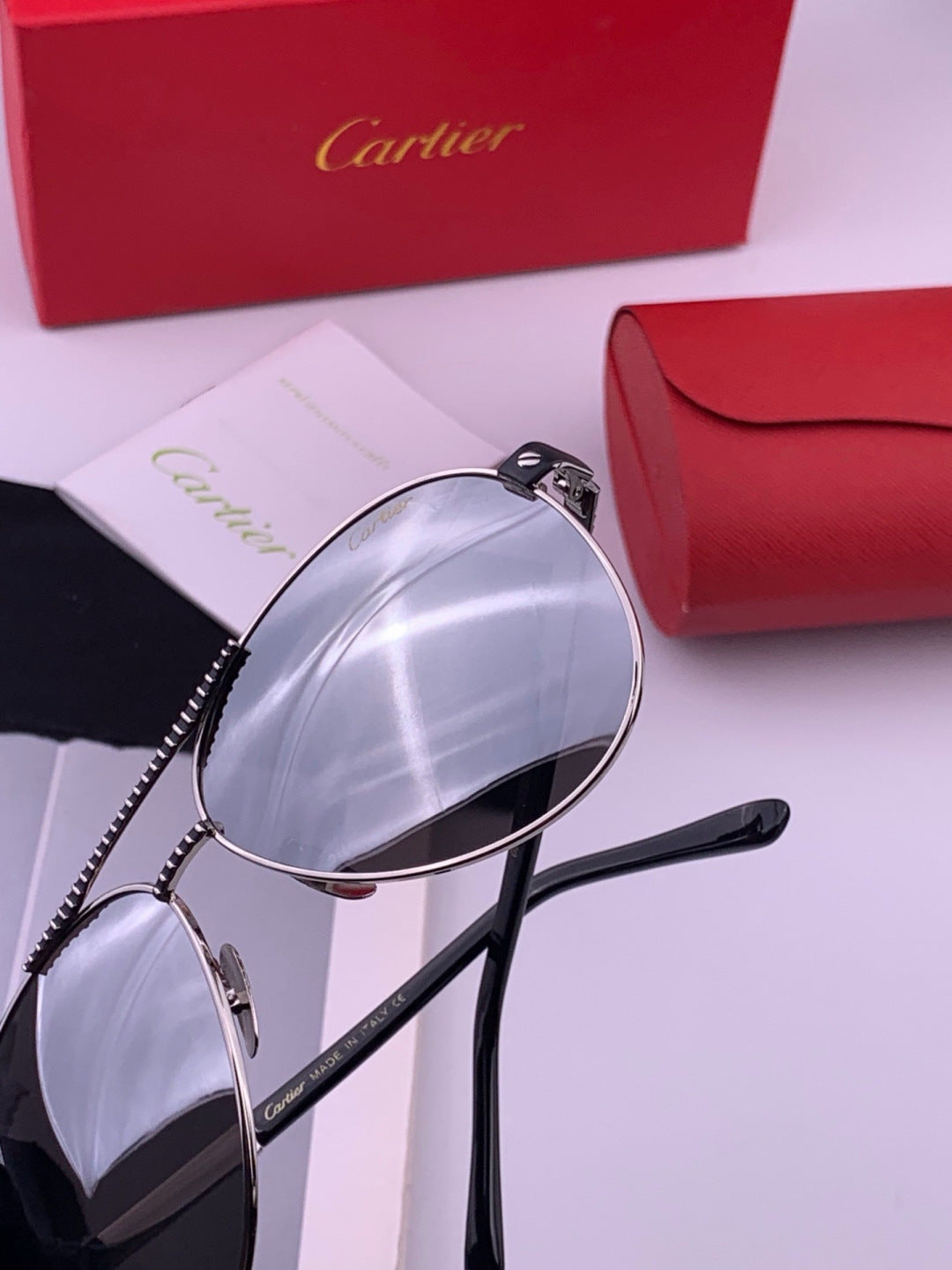 Cartier CK1080 Polarized Fashion Gold Lens Sunglasses for Men & Women - 449556 - detail image 4