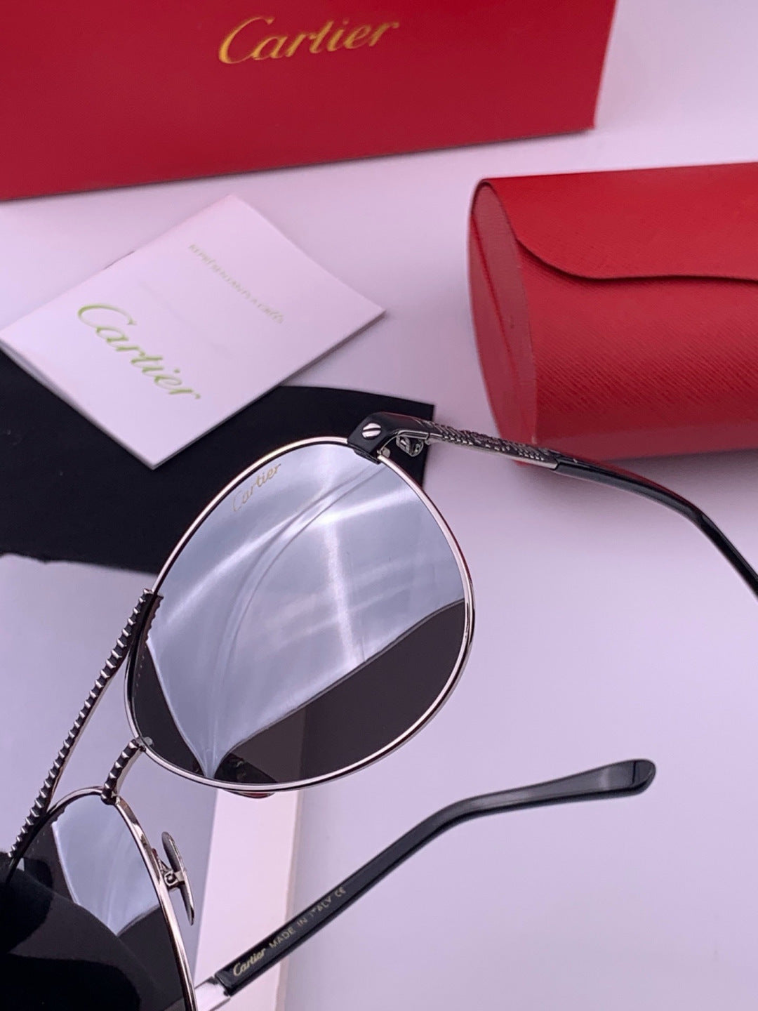 Cartier CK1080 Polarized Fashion Gold Lens Sunglasses for Men & Women - 449556 - detail image 3