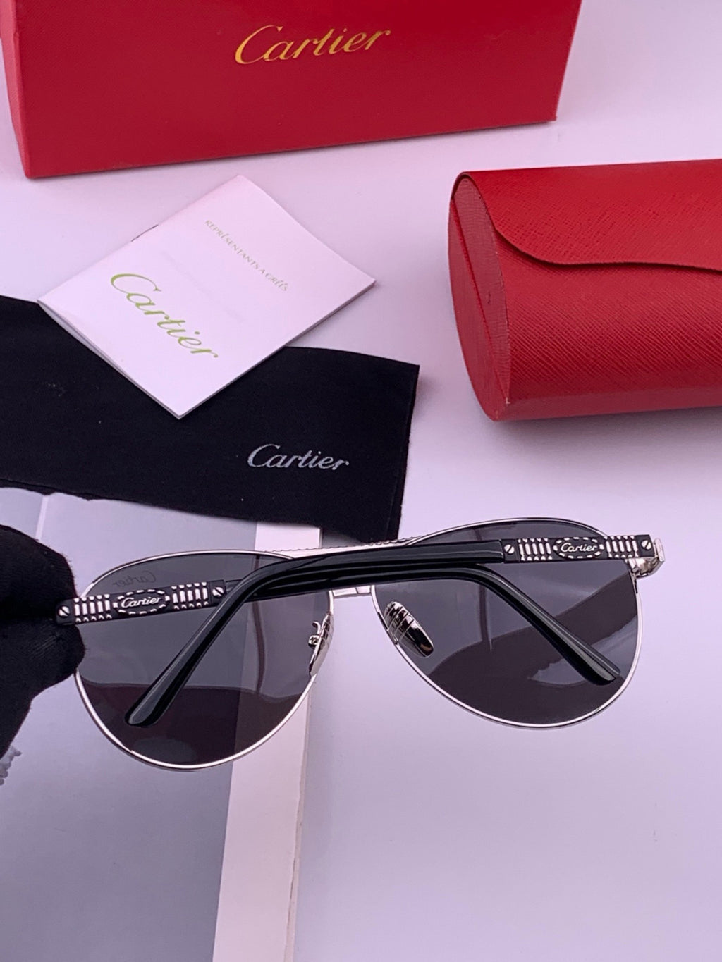 Cartier CK1080 Polarized Fashion Gold Lens Sunglasses for Men & Women - 449556 - detail image 5
