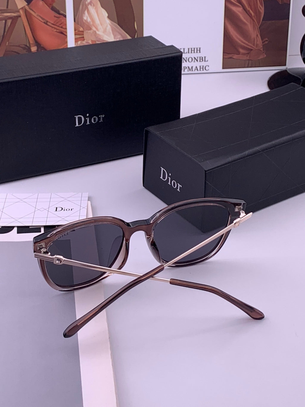 Dior D31101 Polarized Square Blue Lens Sunglasses for Men & Women - 449096 - detail image 7