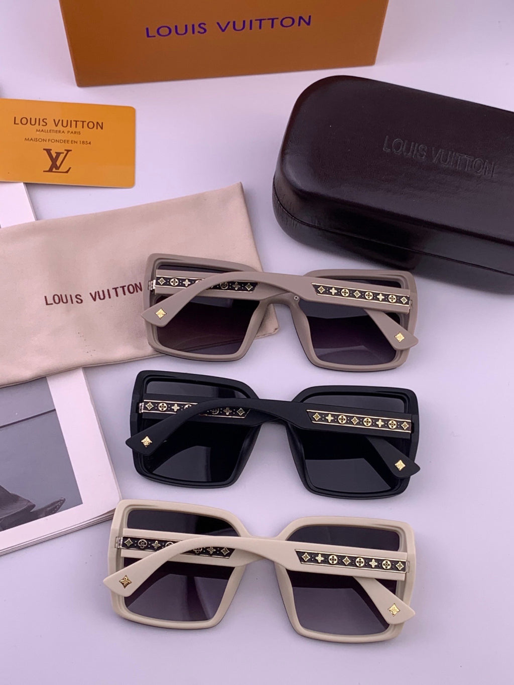 Louis Vuitton Fashion Gold Lens Sunglasses for Men & Women - 448592 - detail image 6