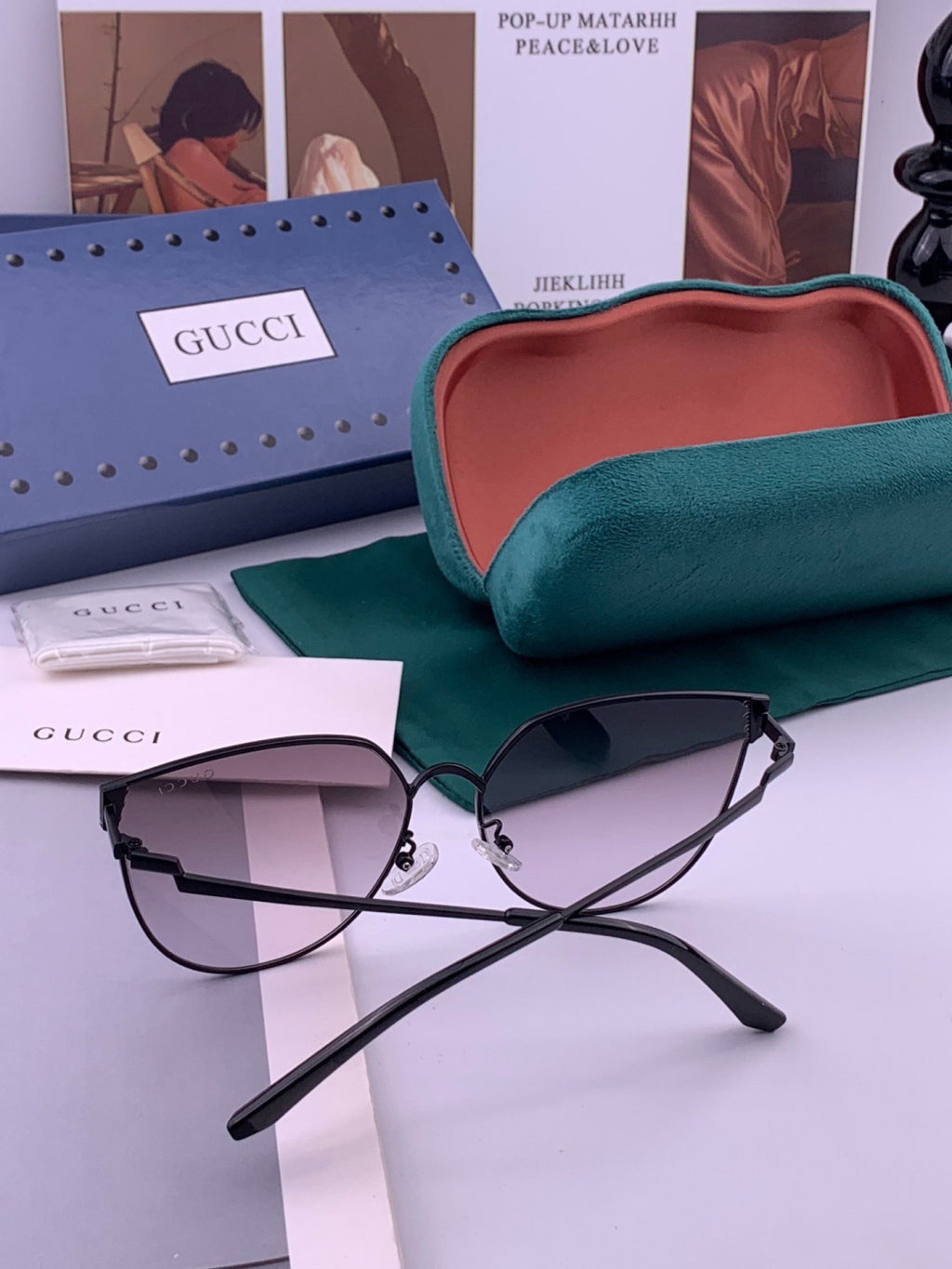 Gucci G3660 Fashion Orange Lens Sunglasses for Men & Women - 448718 - detail image 5
