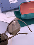 Gucci G62040 Polarized Square Black Lens Sunglasses for Men & Women - 448724
