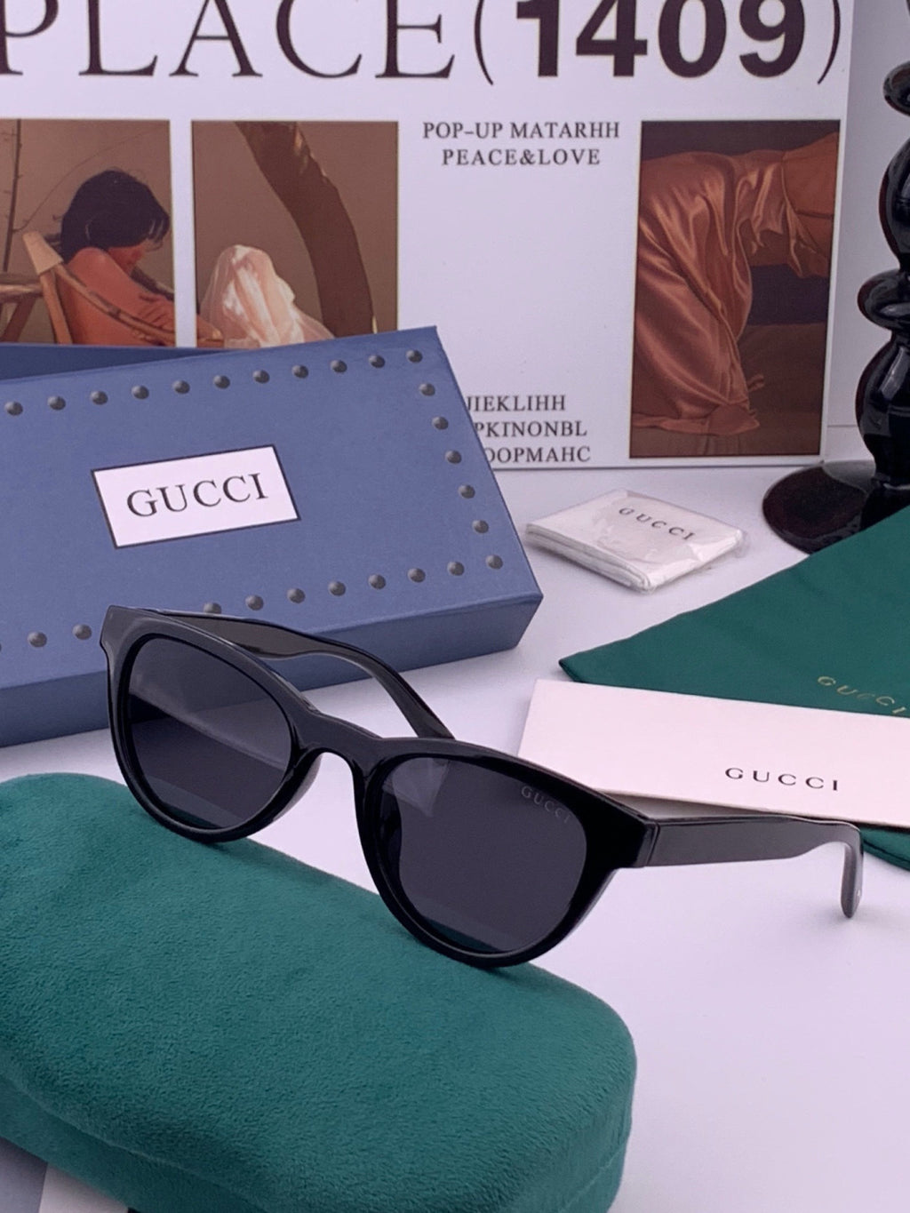 Gucci G868 Polarized Fashion Gold Lens Sunglasses for Men & Women - 448736 - detail image 2