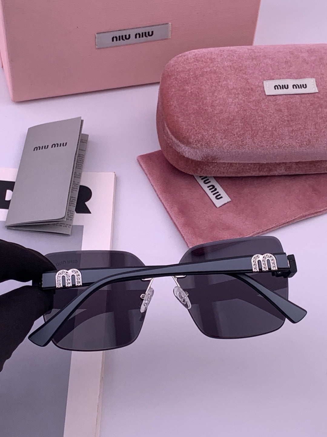 Miu Miu M7550 Fashion Brown Lens Sunglasses for Men & Women - 449729 - detail image 7