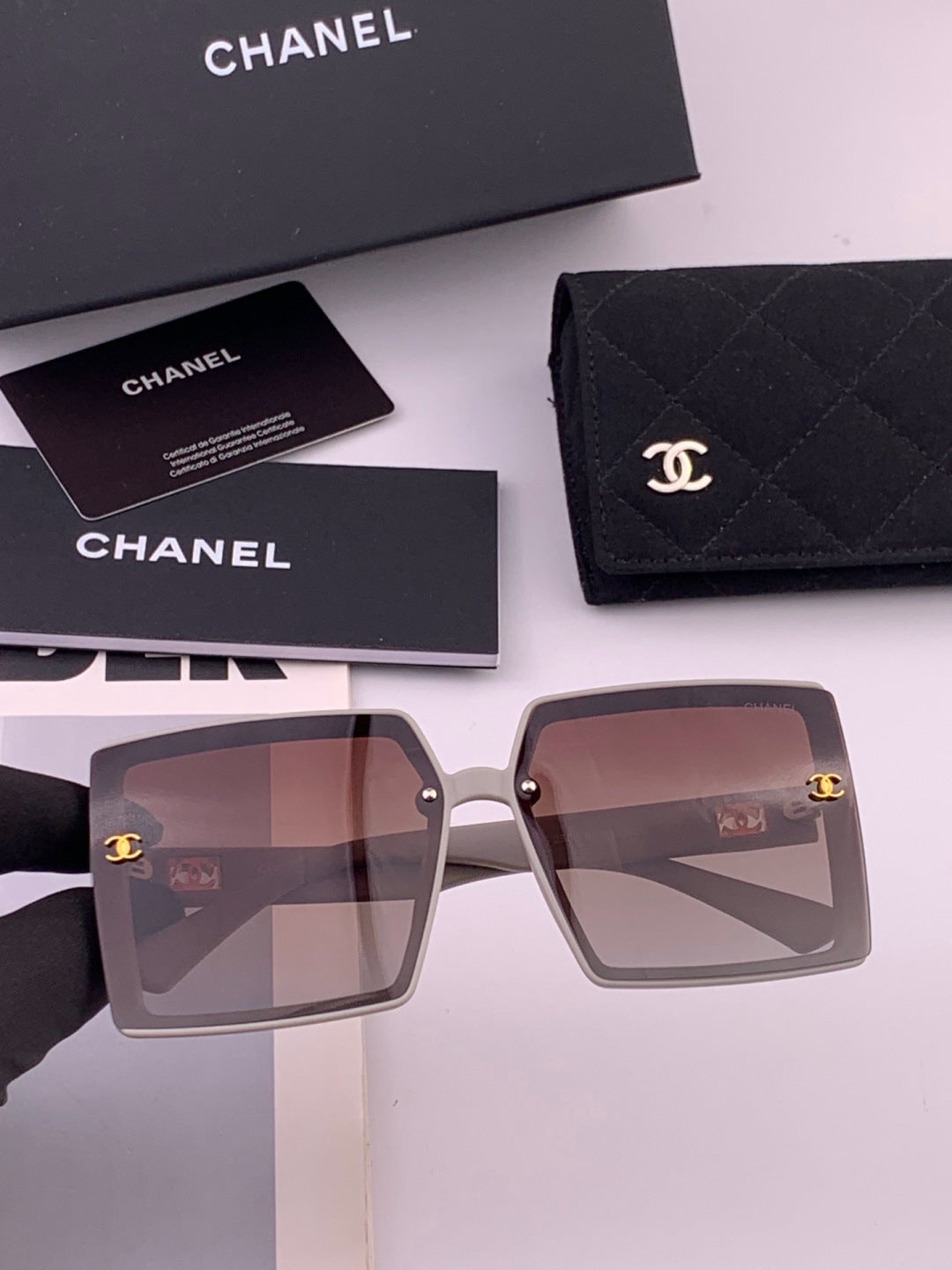 Chanel CH5250 Polarized Square Brown Lens Sunglasses for Women - 449052