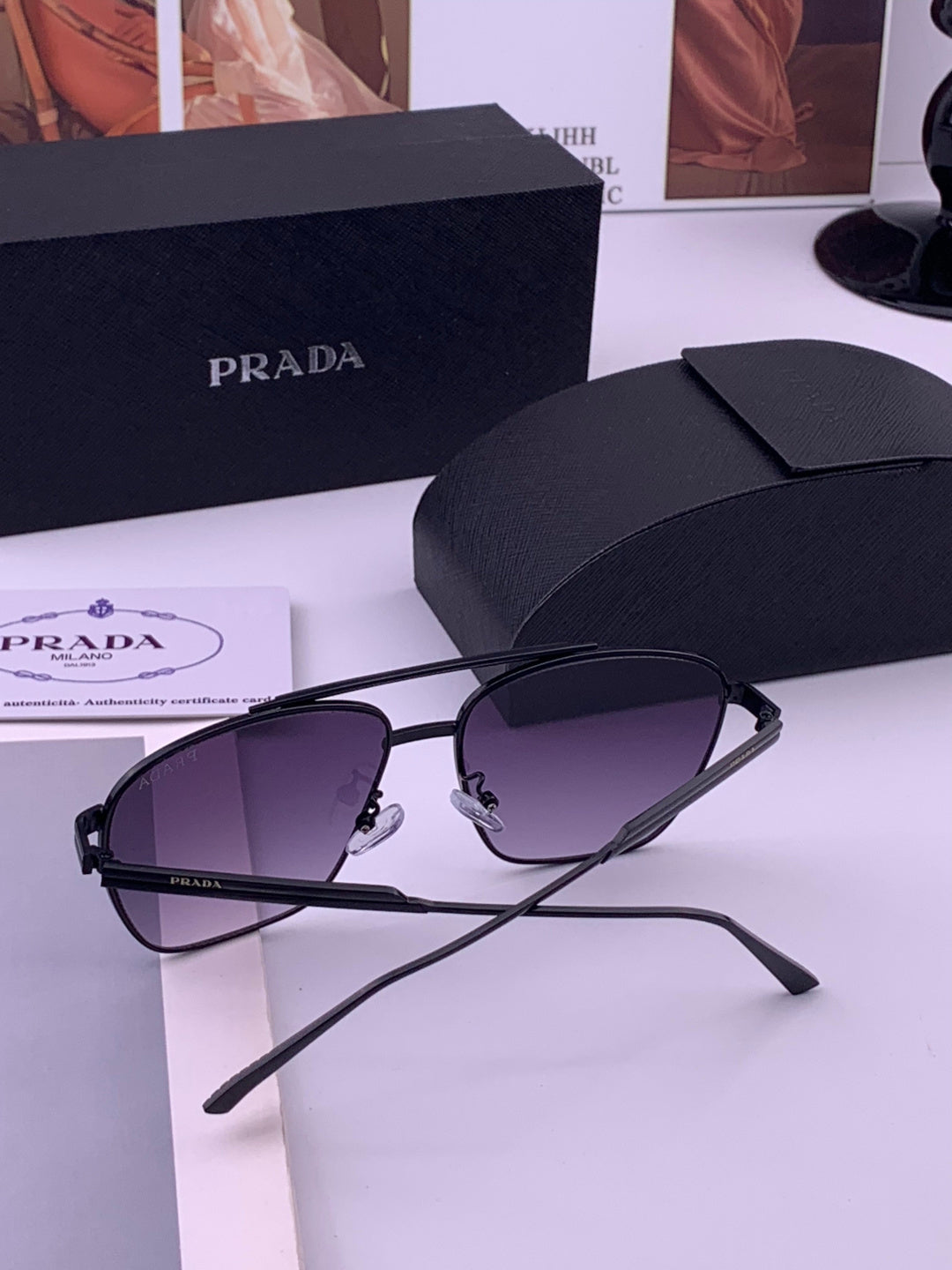 Prada Fashion Purple Lens Sunglasses for Men - 449360 - detail image 4