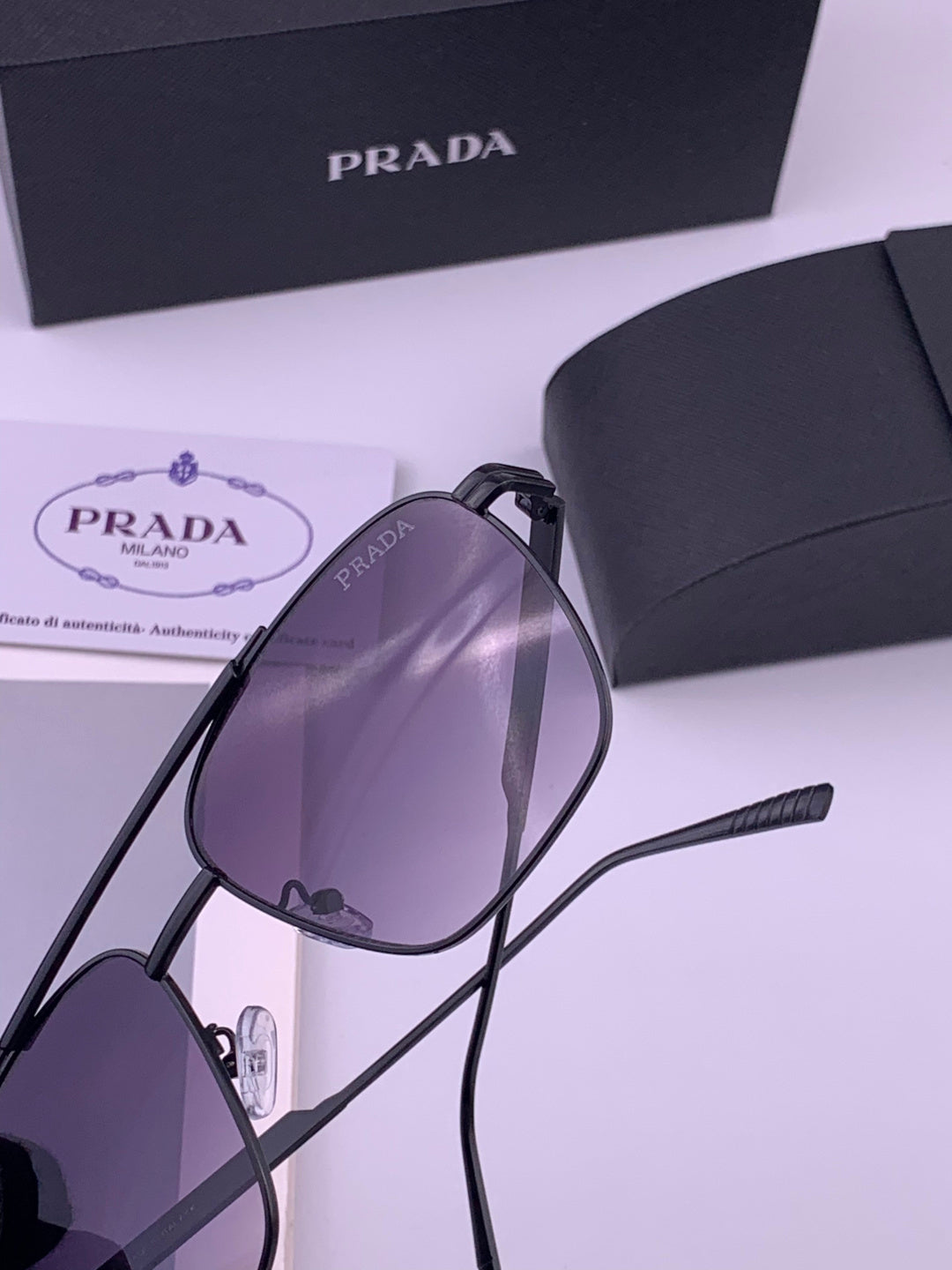 Prada Fashion Purple Lens Sunglasses for Men - 449360 - detail image 5