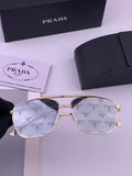 Prada Fashion Silver Lens Sunglasses for Men - 449362