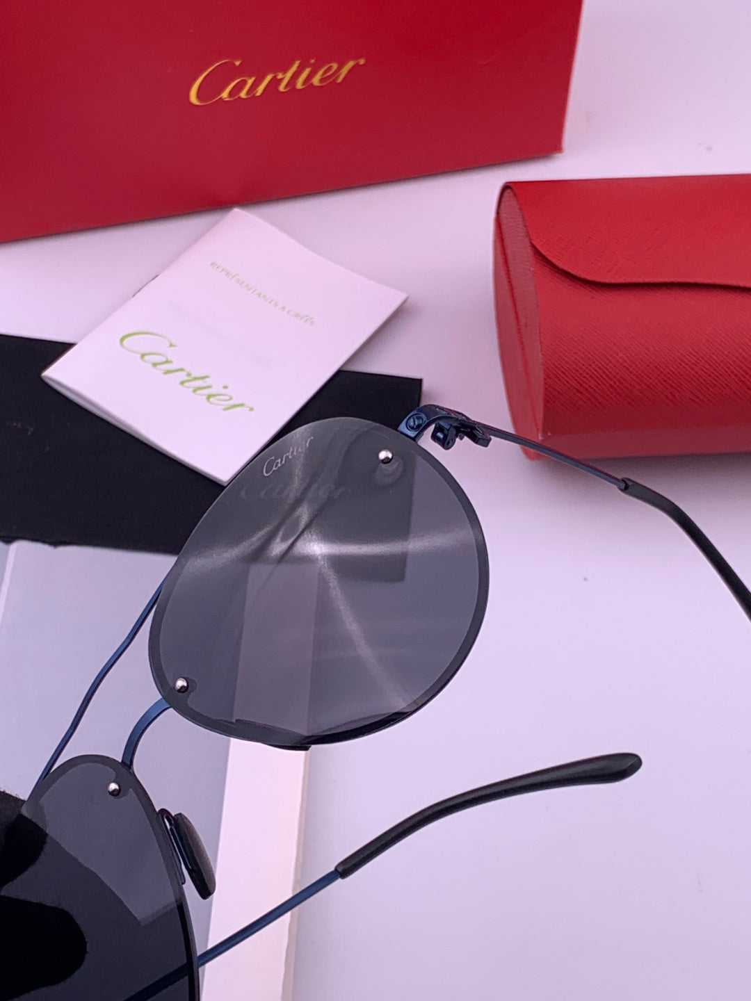 Cartier CK880663 Polarized Fashion Orange Lens Sunglasses for Men & W - 449518 - detail image 5