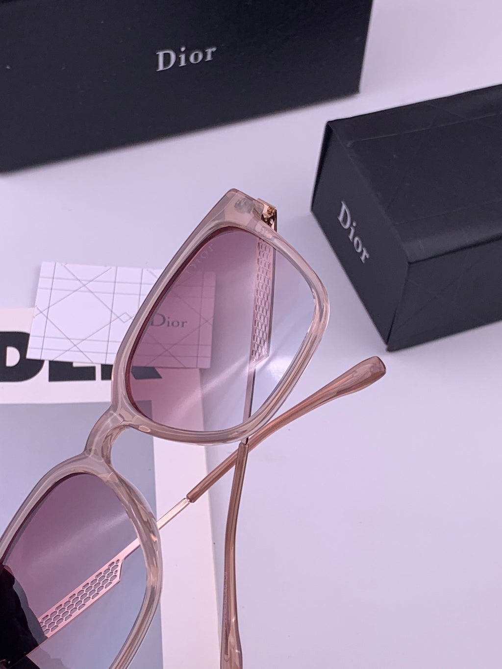 Dior CD35511 Polarized Square Brown Lens Sunglasses for Women - 449174 - detail image 5