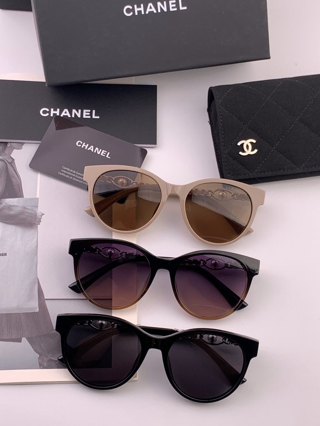 Chanel CH9787 Polarized Oversized Gray Lens Sunglasses for Men & Wome - 449047 - detail image 6