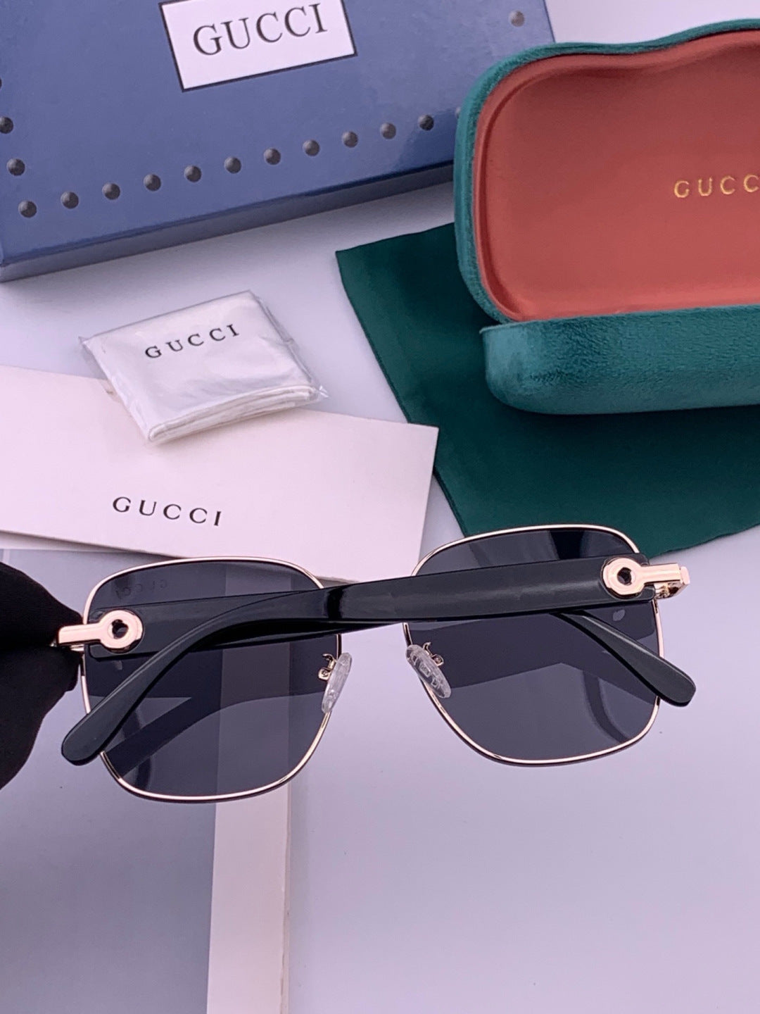 Gucci G9388 Round Gold Lens Sunglasses for Men & Women - 448884 - detail image 6
