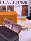Louis Vuitton L37004 Oversized Red Lens Sunglasses for Men & Women - 448487